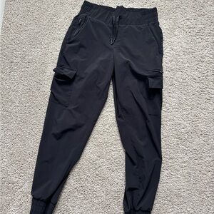 Black Cargo Jogger Pants